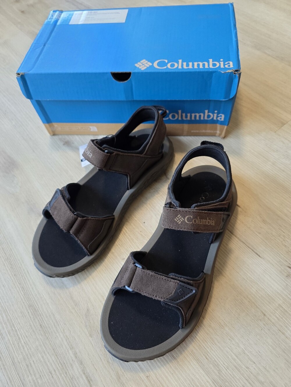 Columbia Men's Konos Hiker 2-Strap Size 13 Cordovan/Black